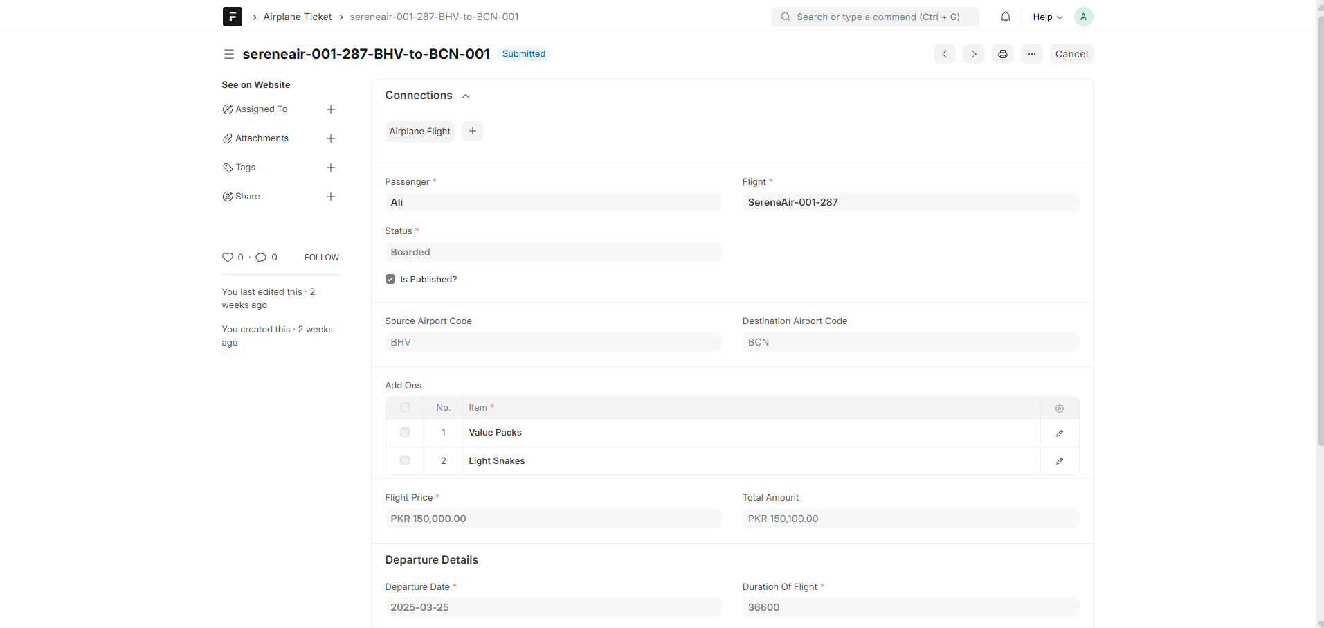 Flight Booking App